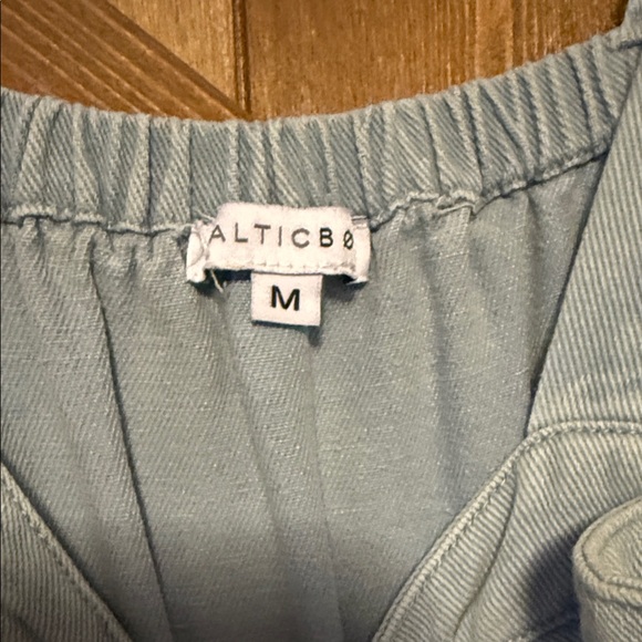 Baltic Born Sky Blue Ruffled Jumpsuit - Picture 2 of 4